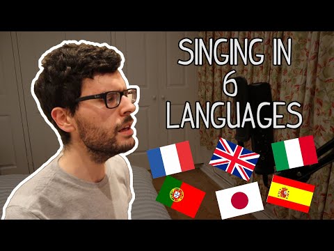POLYGLOT singing in 6 LANGUAGES!
