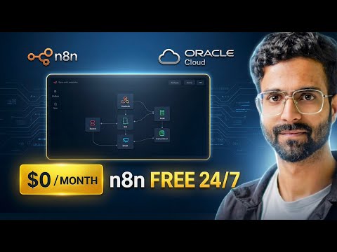 Self-Host n8n FREE FOREVER on Oracle Cloud (24/7)