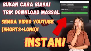 Download lagu Cara Download Semua Video YouTube (Shorts/Long) 1 Channel Sekaligus | Tutorial Protube Scraper mp3