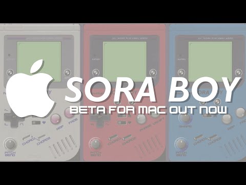 Soraboy Mac Beta Release - FREE GAMEBOY 8BIT CHIPTUNE VST