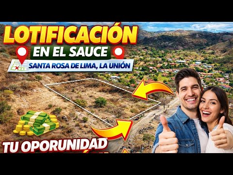 Se venden lotes en El Sauce, Santa Rosa de Lima departamento de La Unión 