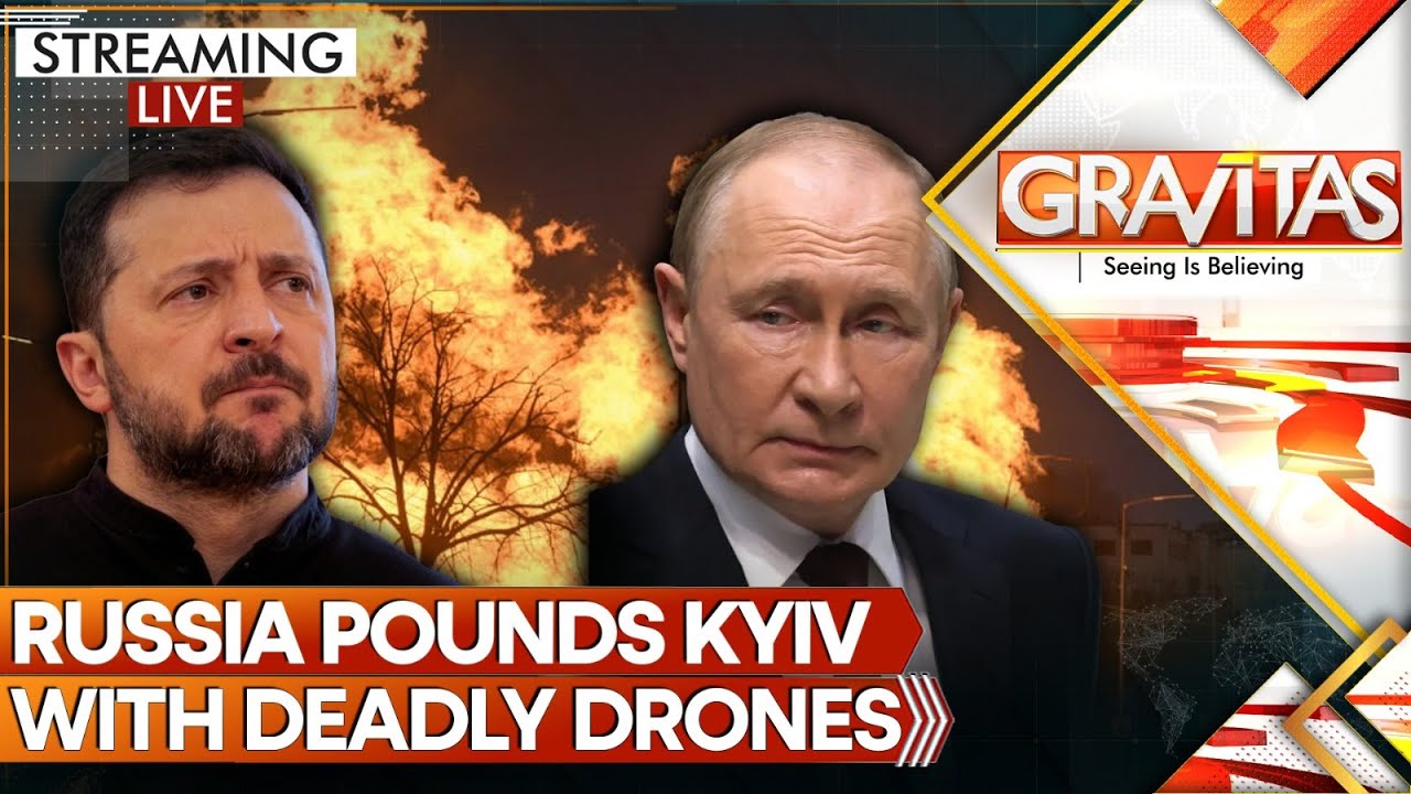 Russia Pounds Kyiv With Deadly Drones as Lavrov Extends Tactical Olive Branch | Gravitas Live