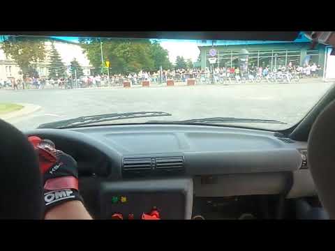 Rajd podlaski 2024 plac NZS Pietruczuk Zarecki BMW 328