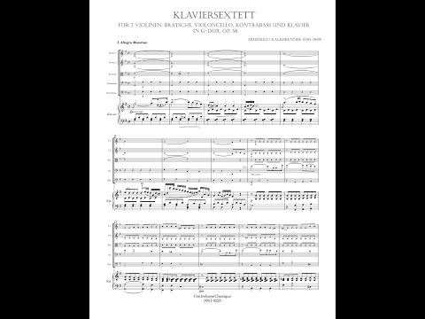 Friedrich Kalkbrenner – Klaviersextett (2 Violinen, Bratsche, Cello, Kbass & Klavier)
