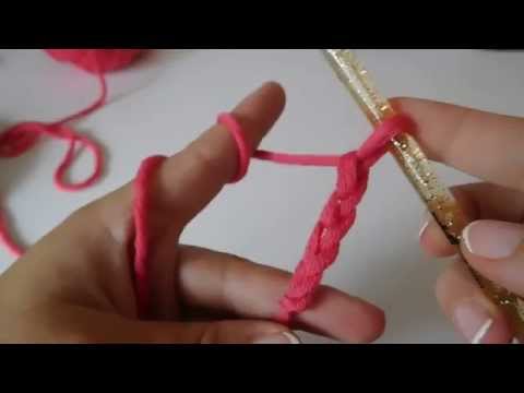 Luftmasche häkeln/Luftmaschenkette