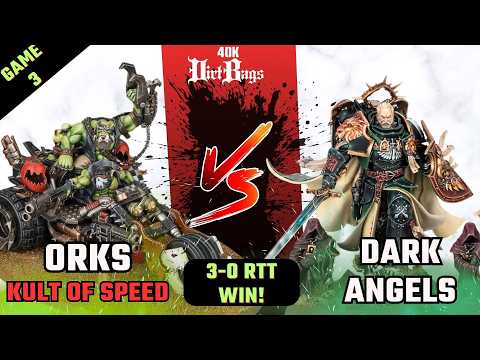 Orks vs Dark Angels RTT Win Game 3 | Chapter Approved Competitive | Warhammer 40k Battle Report