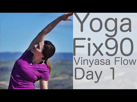 30 Minute Glowing Yoga Body Workout (Day 1) Yoga Fix 90