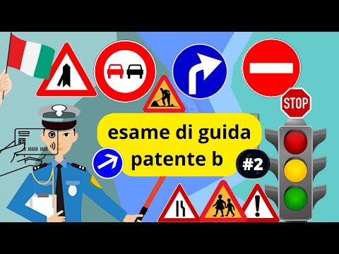 quiz patente b 2023 Serie#2 segnali di pericolo 🚗 🚦