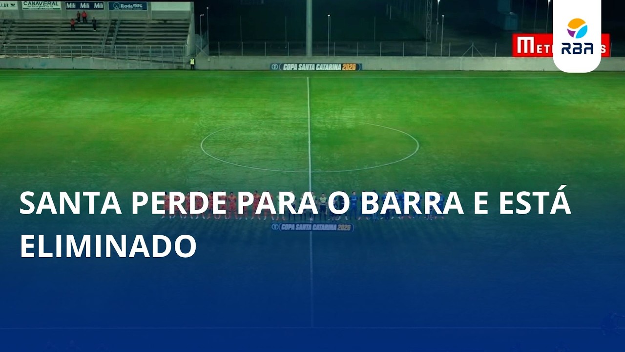 Santa perde para o Barra e está eliminado