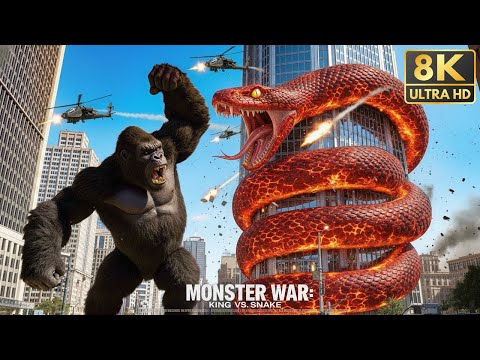 KING KONG vs Giant Titanoboa - The Final Battle | Full Movie 2025 | Action | English | 4K