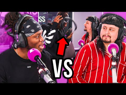 @ksi & @OliverTree FIGHT on KISS Breakfast!🥊😂