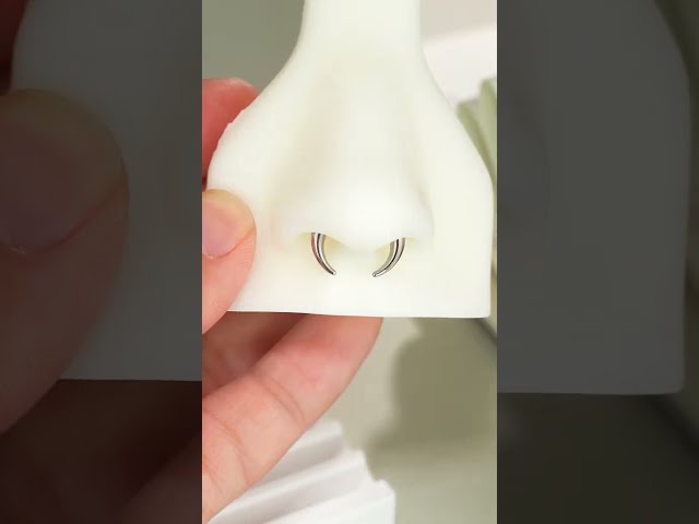 Vídeo relacionado con BDEPSTR 10 PCS Piercing Falso Unisex - Anillos de Nariz, Labio, Septum y Herradura en Tonos Plateados - Adornos para Tragus y Smiley - Joyería Sin Perforar