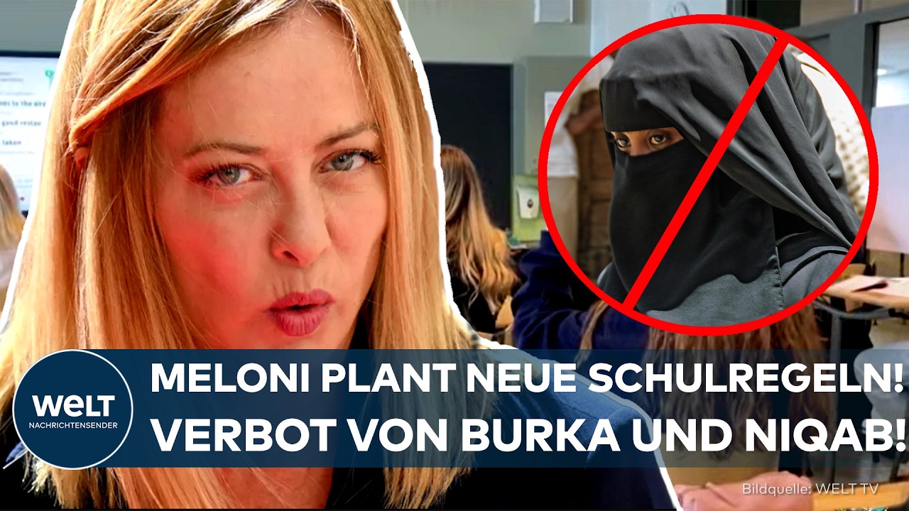 MELONI MACHT ERNST: Neue Regeln für ausländische Schüler und Verbot von Burka und Niqab geplant!