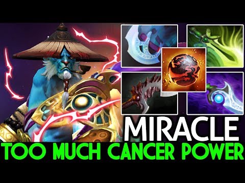 MIRACLE [Phantom Lancer] Too Much Cancer Power Unkillable Build 7.23 Dota 2