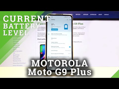 How to Show Battery Percentage on MOTOROLA Moto G9 Plus – Enable Battery Percentage