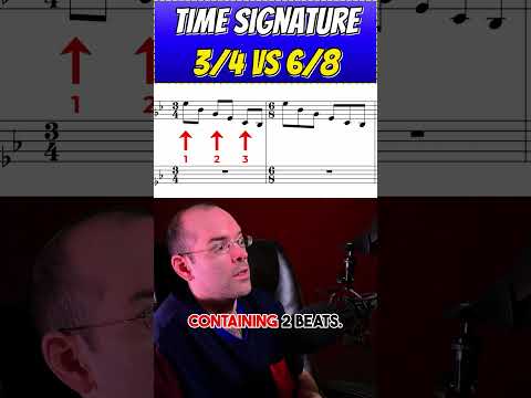 3/4 and 6/8 are the exact same time signatures. Right?