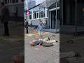 Homeless Hero Saves Blind Child from Danger #shorts