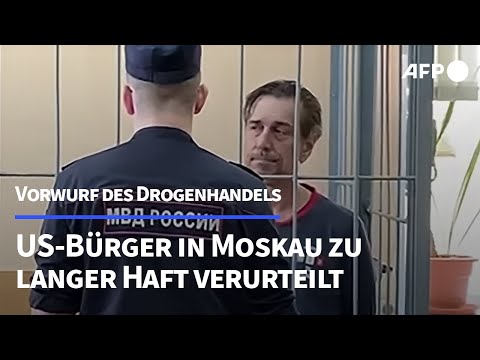 US-Bürger in Russland zu 13 Jahren Haft wegen Drogenhandels verurteilt | AFP