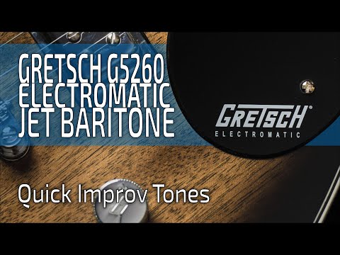 Gretsch G5260 Electromatic Jet Baritone with V-Stoptail - Bristol Fog image 14