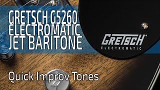 Video thumbnail for New Guitar Day: GRETSCH G5260 Electromatic Jet Baritone | Quick Improvised Tones (no talk) by Pedal Platform