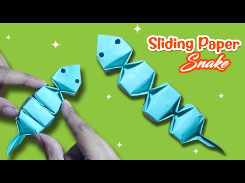 How to make Moving Sliding Snake / Amazing Paper Snake