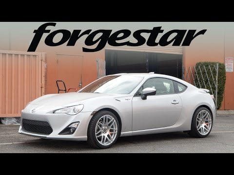 Scion FRS With 18x9.5 +38 Forgestar Wheels