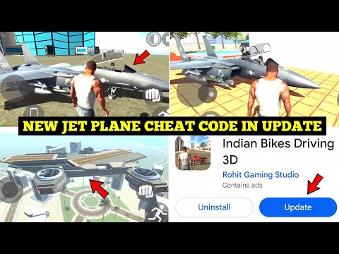 New Jet Plane Cheat Code in Indian Bike Driving 3D 🤯🔥| Helicarrier Drive Option 😍| Harsh in Game