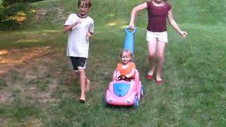 Running down the hill