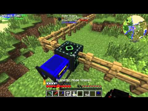 FTB Infinity S2E12 Building the Quarry and get it going for mining
