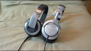 Pioneer HDJ-2000 vs Sony MDR-V700dj headphones overview and impressions