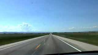 preview picture of video 'Bosler, WY to Laramie, WY (X4 Speed) - July 4th 2013'