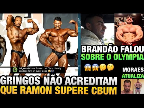 GRINGOS DIZEM QUE RAMON PERDE PARA CBUM EM TODAS AS POSES - BRANDÃO FALA SOBRE O OLYMPIA + MORAES