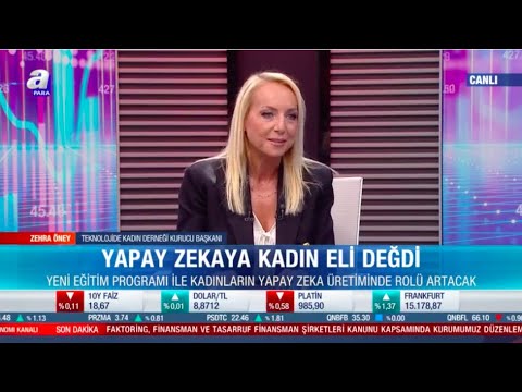 Kurucu Başkanımız Zehra Öney A Para Tv'de