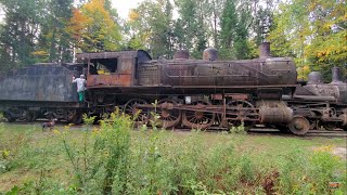 Abandoned Railway Deep In Rural Maine Woods