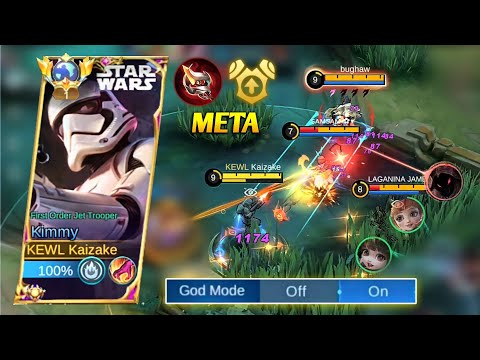 TOP 1 GLOBAL KIMMY META BUILD & EMBLEM  (INSANE DAMAGE!!😱) | MLBB