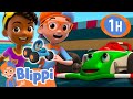 To The Race Track! | Blippi and Meekah Best Friend Adventures | Educational Videos for Kids