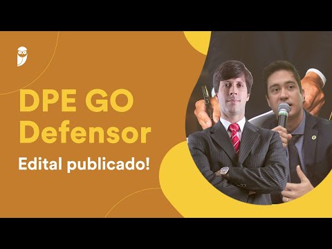 Concurso DPE GO Defensor - Edital publicado!