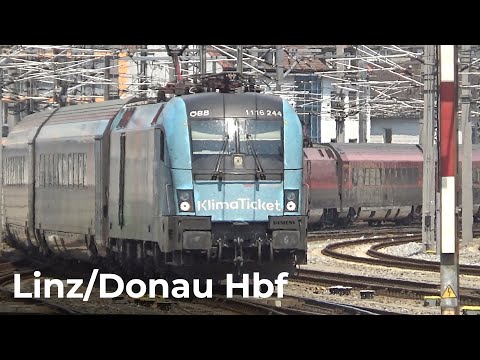 Osterreichisch Züge Vlog #113 - Linz/Donau Hbf 09.07.2023