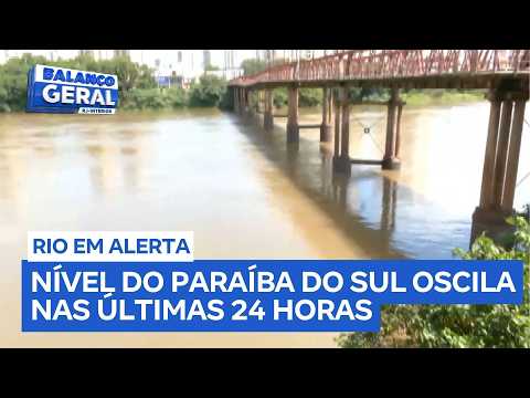 Nível do Rio Paraíba do Sul registra oscilação nas últimas 24 horas em Campos