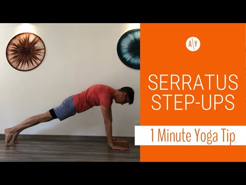 Yoga Tips | Serratus Step-ups — Improve Chaturanga Dandasana | Adventure Yoga with Stephen Ewashkiw