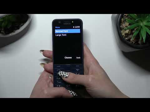 How to Change Font Size on NOKIA 230