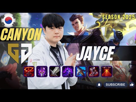 GEN Canyon JAYCE vs AATROX Jungle - Patch 25.23 KR Ranked | lolrec
