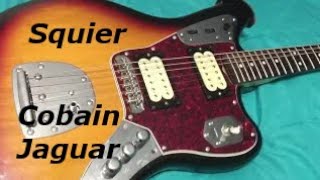 Video thumbnail for Squier "Kurt Cobain" Jaguar Project by Lounge Act
