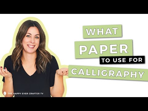 What Paper Is Best For Brush Pen Calligraphy?