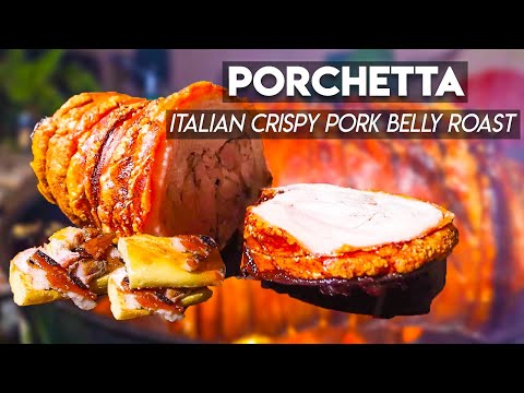 Homemade PORCHETTA - Italian Crispy Pork Belly Roast