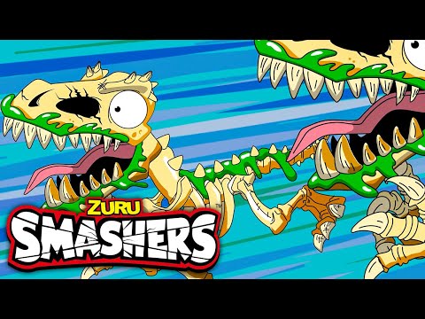 SMASHERS! Loo Roll Vs Dank Dog + More Kids Cartoons! | Zuru | Smashers World | Animated Stories