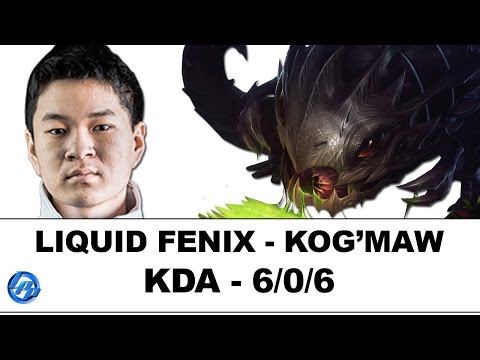 Liquid Fenix (Kog'maw) vs XiaoWeiXiao(Azir) - NA SoloQ