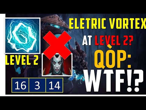 Storm Spirit vs QOP -  Electric Vortex at Level 2 WTF!?