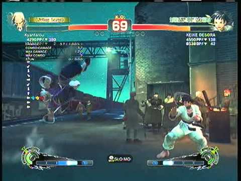 SSF4AE: Makoto (KEIKE DESORA)  vs. Gen (Kyantarou)   SD