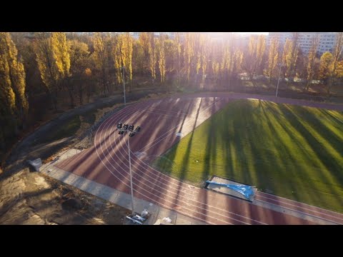 Stadion RKS SKRA oraz nowy stadion SKRA z lotu ptaka.